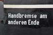 Foto: Beschriftung an einer Eisenbahn Beschriftung an einer Eisenbahn