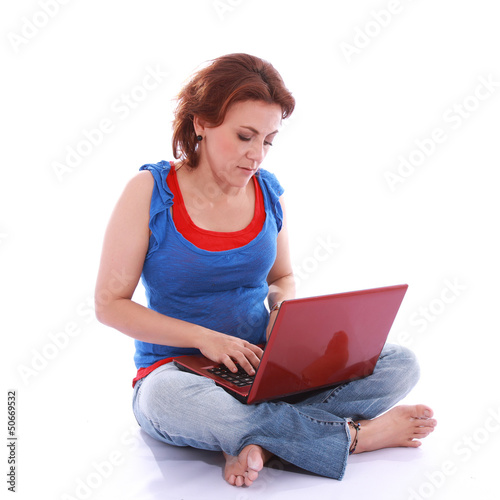 Photo: Woman working Woman working