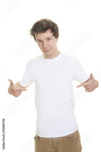 Photo: blank white t shirt model blank white t shirt model