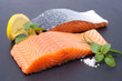 Frischer Lachs