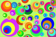 Retro Psychedelic Disco Circles