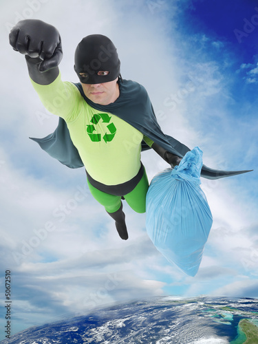 Photo: Eco superhero Eco superhero