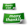 Thank you - grateful labels