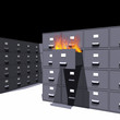 Documents on fire (3D)
