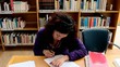 Student underlining script