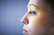 Young woman with eyes