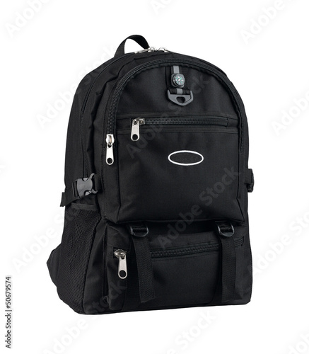 Photo: A canvas backpack with compass for student or adventure A canvas backpack with compass for student or adventure