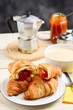 cornetti alla confettura di albicocche - apricot jam croissants