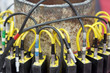Sample of industrial equipment for detecting defects in pipes
