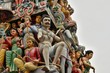 Hindu gods and goddesses at temple