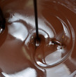 lots of chocolate falling from above