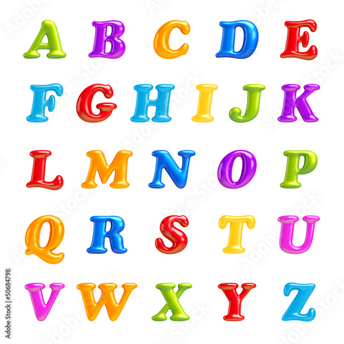 Illustration: ABC collection. Alphabet 3D Font creative. Isolated Letters. ABC collection. Alphabet 3D Font creative. Isolated Letters.