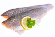 Photo: Zwei Filets Lachsforelle mit Zitrone Zwei Filets Lachsforelle mit Zitrone