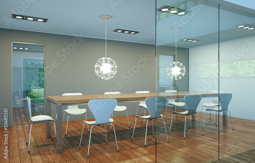 Illustration: modernes Esszimmer modernes Esszimmer