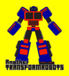 robotic cartoon character