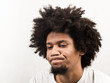 Emotional facial Expression of man - disappointed