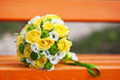 yellow wedding bouquet