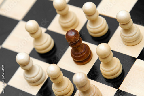 Photo: concept image of racism concept image of racism
