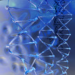 DNA Strands - 3D render