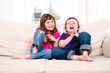 Children listening to music
