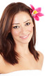 Photo: Cute girl enjoying dayspa Cute girl enjoying dayspa
