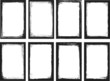 grunge frames. vector illustration.