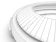 sport arena. 3d illustration in wireframe view