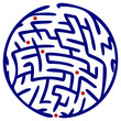 Round maze