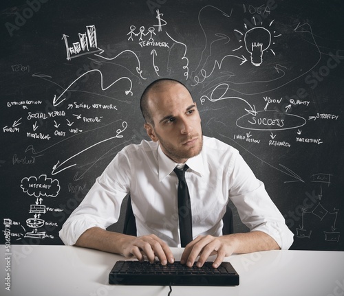 Photo: Business project Business project