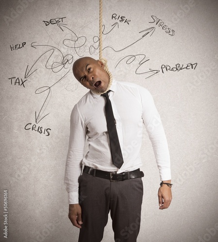 Photo: Suicide due to problems of crisis Suicide due to problems of crisis