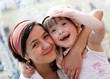 Happy family moments - Mother and child have fun
