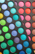 Colorful eye shadows palette