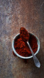 Cayenne pepper in a ceramic dish