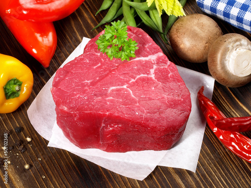 Photo: Filetsteak - roh Filetsteak - roh