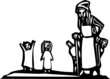 Old Woman and Kids