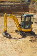 excavator at construction site