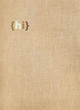 Hi word on linen background