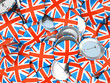 Buttons with England flag