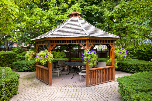 Photo: Gazebo in garden Gazebo in garden
