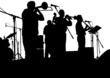 Jazz band on stage