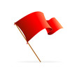 Vector flag red. Icons
