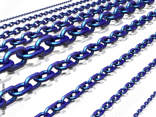 Illustration: Blue chain Blue chain