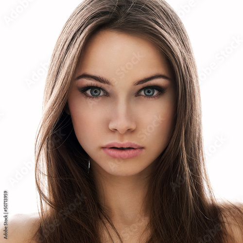 Photo: Young extraterrestrial woman's portret Young extraterrestrial woman's portret