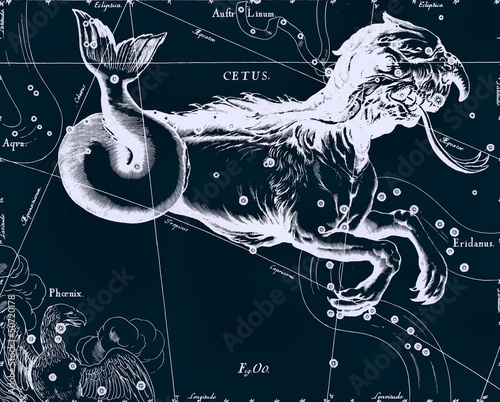 Photo: Constellation vintage map Constellation vintage map