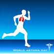 World Asthma Day background.
