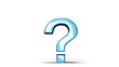 Question Mark Symbol Jumping with Alpha