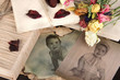 Vintage memories close up