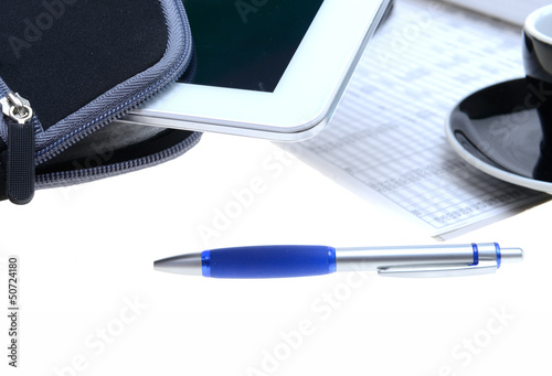 Photo: Tablet mit Schutztasche Tablet mit Schutztasche