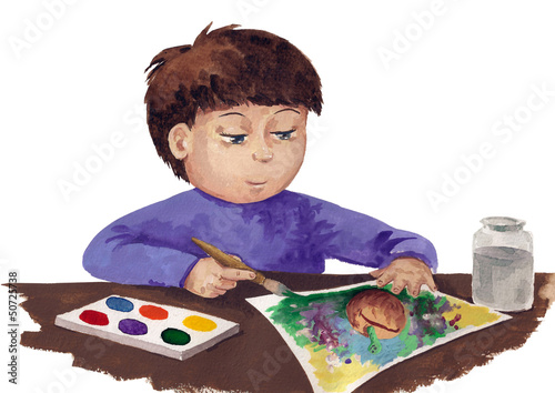 Illustration: child child