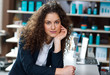 Photo: attractive woman receptionist attractive woman receptionist